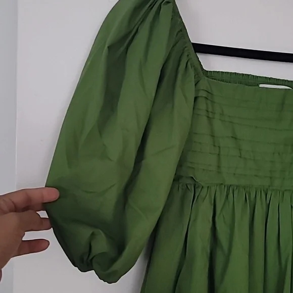 Abercrombie & Fitch Green Baby Doll Dress - Picture 3 of 4